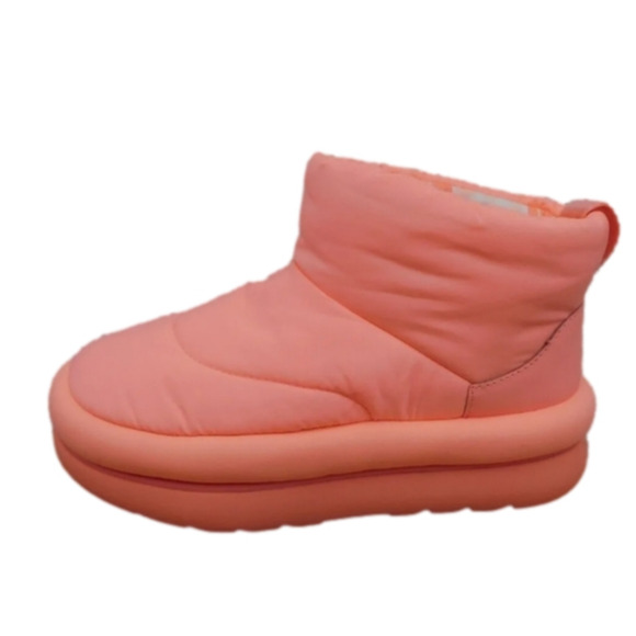 UGG SWEETHEART CLASSIC MAXI MINI WINTER ANKLE BOOTS Pink WOMEN US 9 NEW - Picture 3 of 13